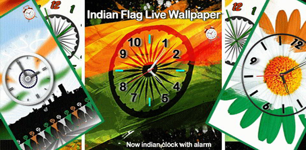 I Love India Live Walls Clock